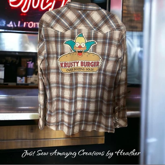 Upcycled button down! - Picture 1 of 4